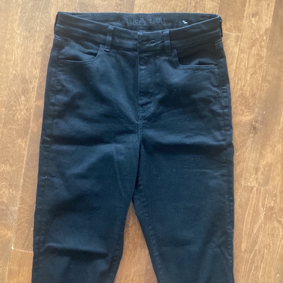 American Eagle Curvy High Rise Jegging Black size 10 - Picture 2 of 7